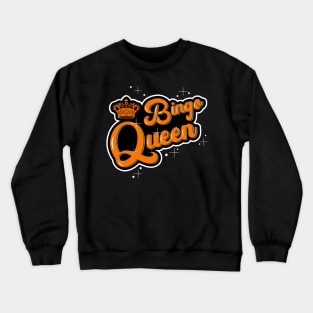 Bingo Queen Retro Bingo Crewneck Sweatshirt